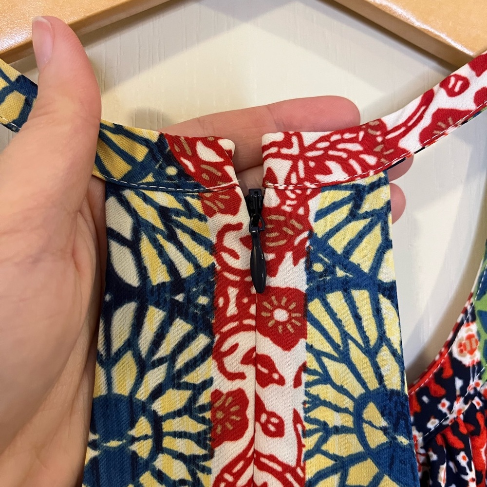 Laundry By Shelli Segal Boho Patchwork Halter Sum… - image 5